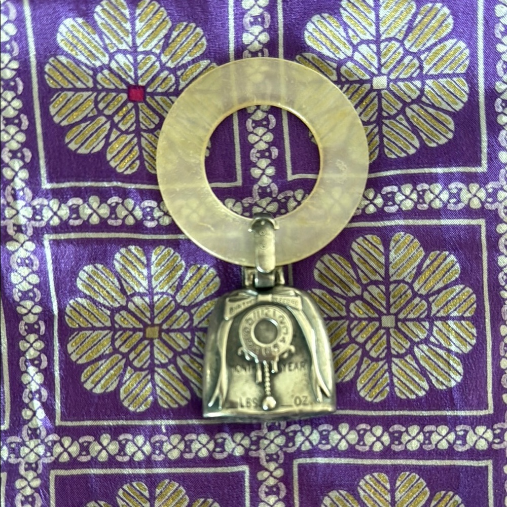 Vintage 1950s Web Teething Ring